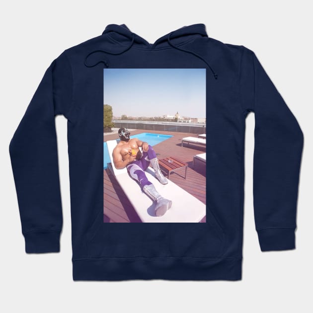 The art of Stock-like photos 3 - Relaxing Wrestler Hoodie by Lukasking Tees